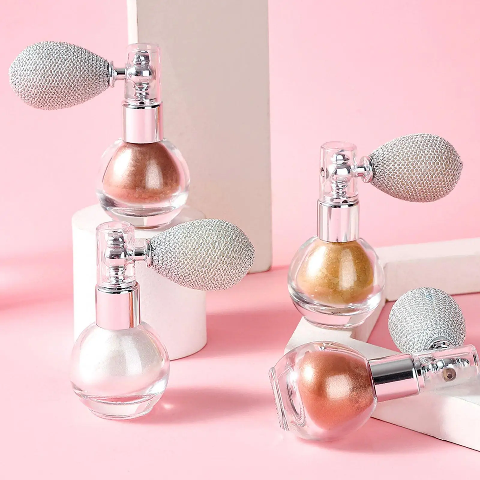 

Fashion Highlighter Powder Spray High Gloss Glitter Powder Spray Loose Powder Spray Makeup For Face Body Highlight Texture