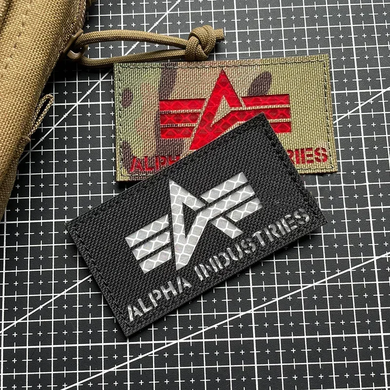 ALPHA Industries значок для морального духа отражающие нашивки с крючками и петлями