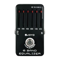 joyo jf 11 6 band eq graphic equalizer guitar effect pedal true bypass electric guitar parts accessories