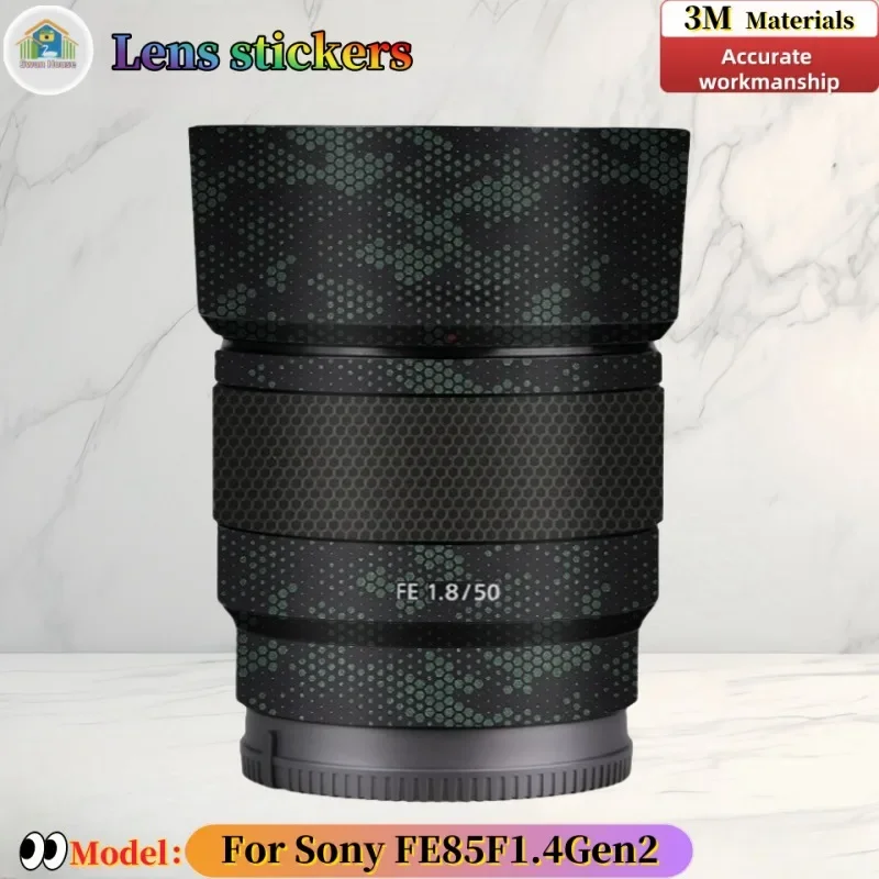 Для Sony FE85 F1.4 Gen2 наклейка на объектив камеры кожа сделай сам износостойкая