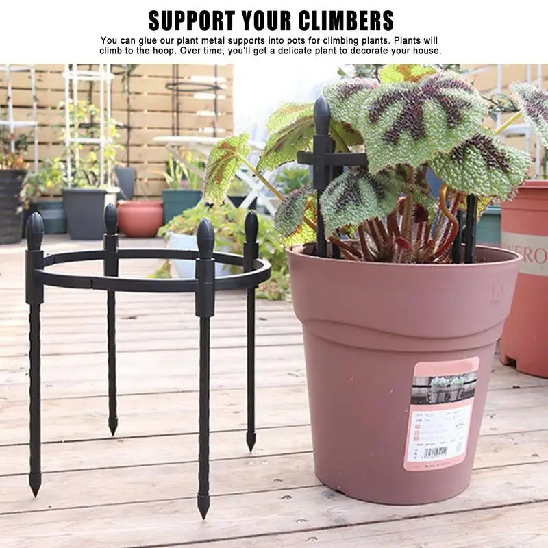 Решетки для поддержки небольших растений, садовые решетки для подъема растений, комнатные горшки, подставки для стеблей виноградных цветов