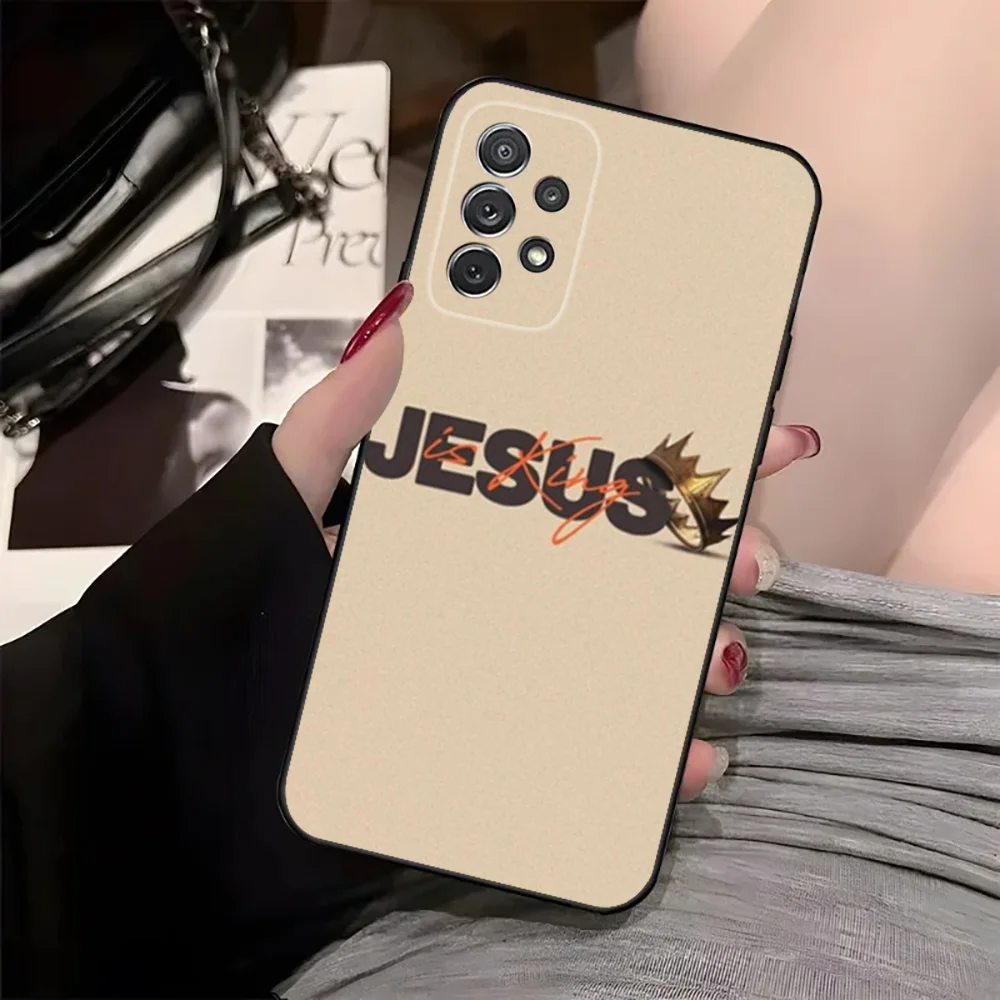 Чехол для телефона F-Faith с изображением Иисуса и слов Samsung Galaxy A13 21s 22 31 32 52 53 71 80 91