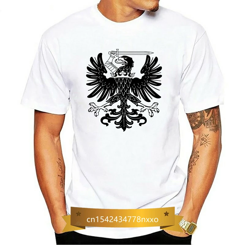 

New Fashion Mens Tops Cool O Neck T-Shirt Flag of Prussia T-Shirt Prussian German Germany Graphic Custom Tees