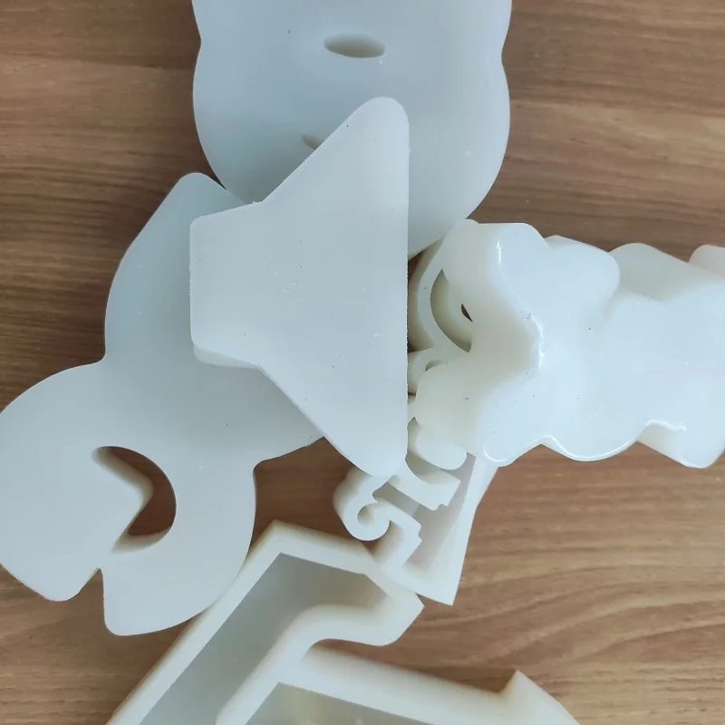 

D0005 украшение для дома, большие поделки из смолы, литые зеркальные буквы, роскошный бренд, логотип, силиконовая форма для свечи