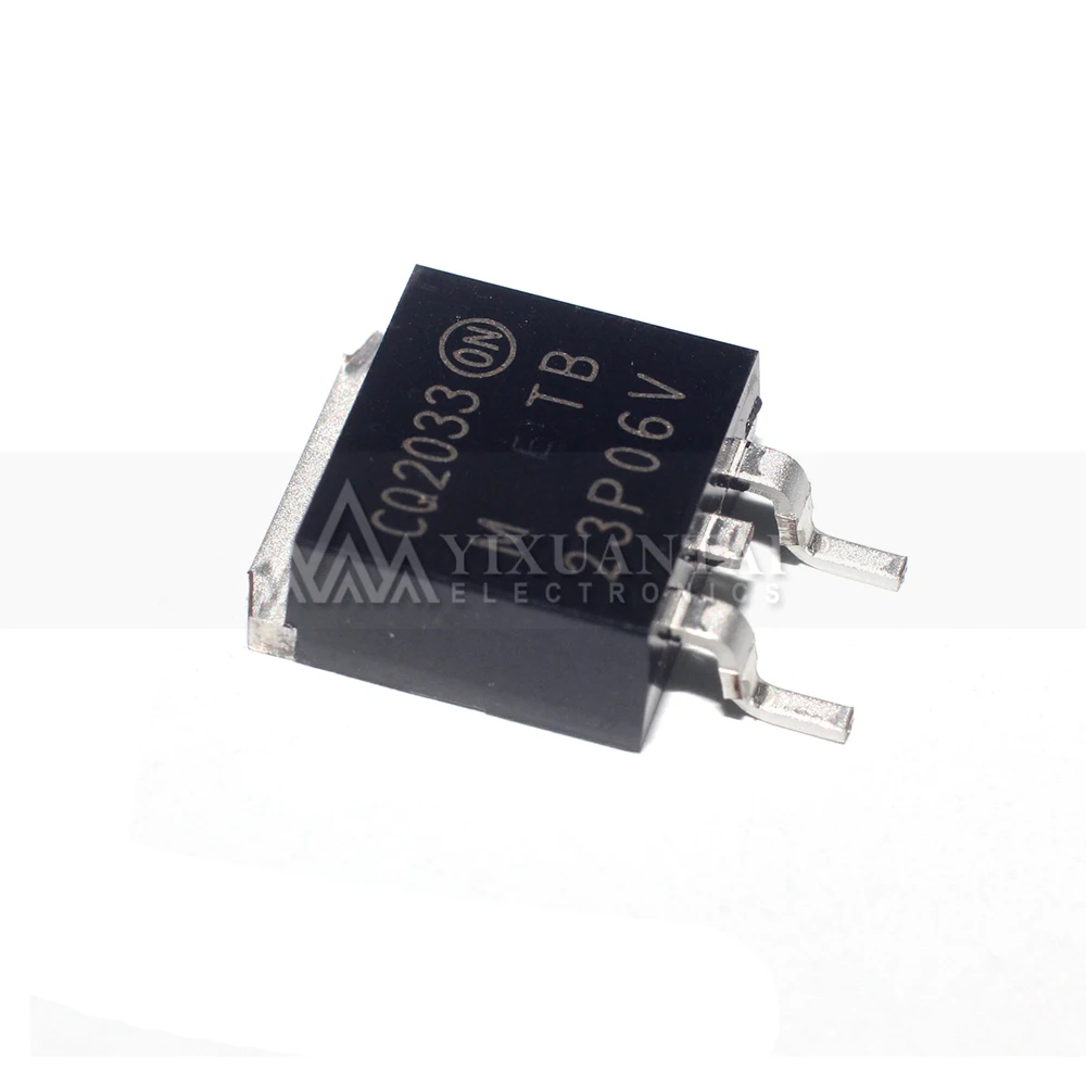 

10 шт./лот новый оригинальный MTB23P06VT4G MTB23P06VT MTB23P06V маркировка: 23P06V M TB MOSFET P-CH 60V 23A D2PAK TO263