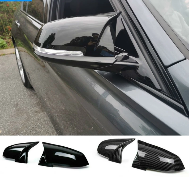 

For Best Quality Gloss Black Rear View Mirror Cover Cap For BMW F20 F21 F22 F30 F32 F36 X1 F87 M3 Wholesale Quick delivery