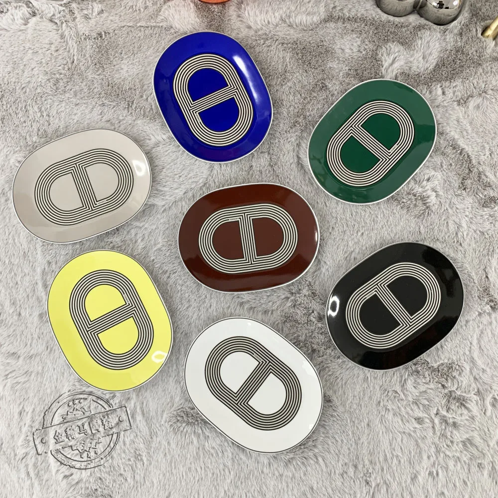 

New European Snack Dish Household Small Plate Bone China Seasoning Dish Sauce Dish Ceramic Breakfast Plate Sauce Dish