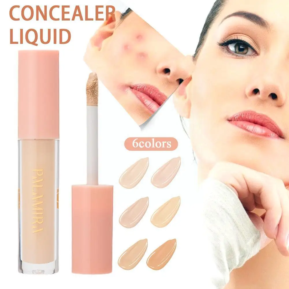 

Liquid Concealer Cream Waterproof Full Coverage Concealer Scars Long Cover Moisturizing Makeup Smooth Acne Lasting Face G5B2