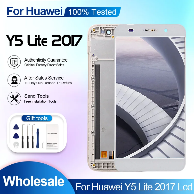 5 0 дюймовый Y3 2018 экран для Huawei 2017 ЖК сенсорный дигитайзер Y5 Lite дисплей в сборе с