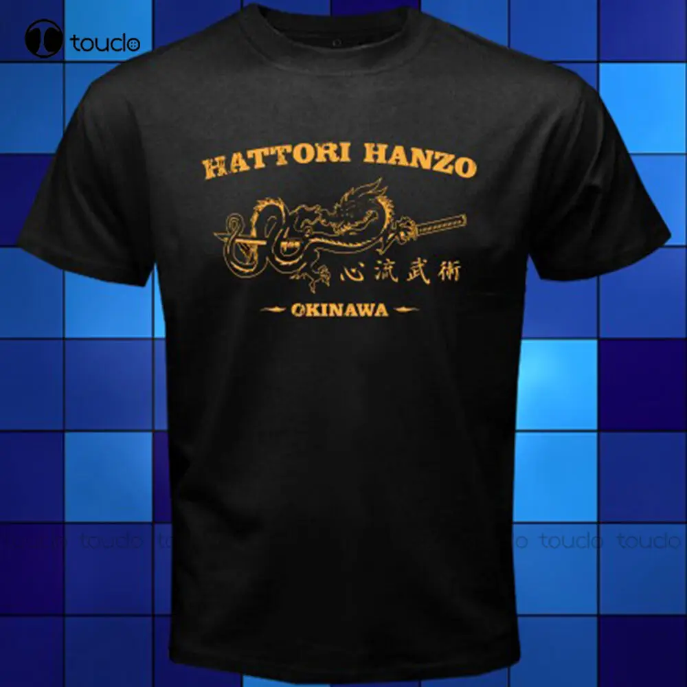 

New Hattori Hanzo Okinawa Kill Bill Movie Black T-Shirt new Fashion Mens Tops Cool O Neck T-Shirt Graphic Tees