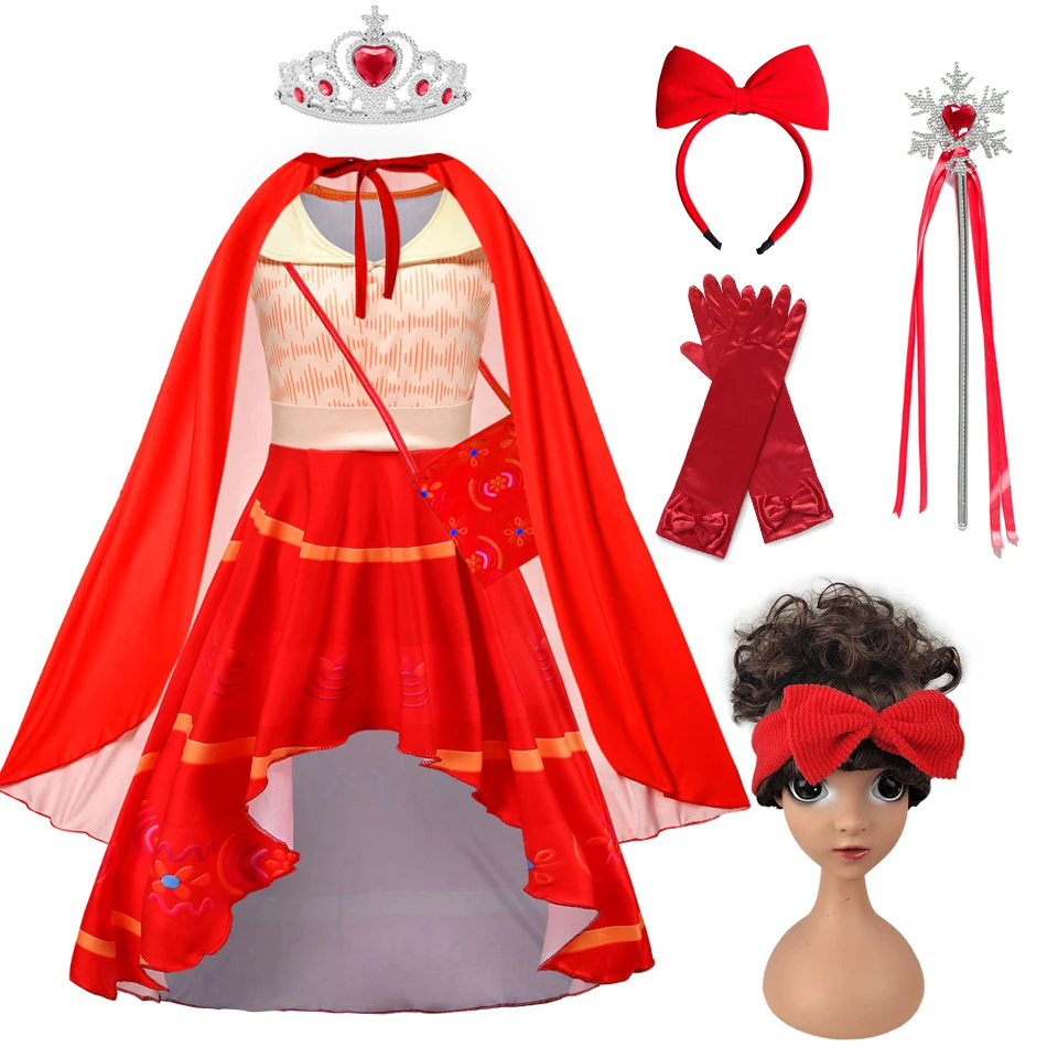 

Детское платье принцессы enfeng dolors, одежда для косплея, карнавала, вечеринки для девочек, подарок на день рождения с накидкой, новая модель