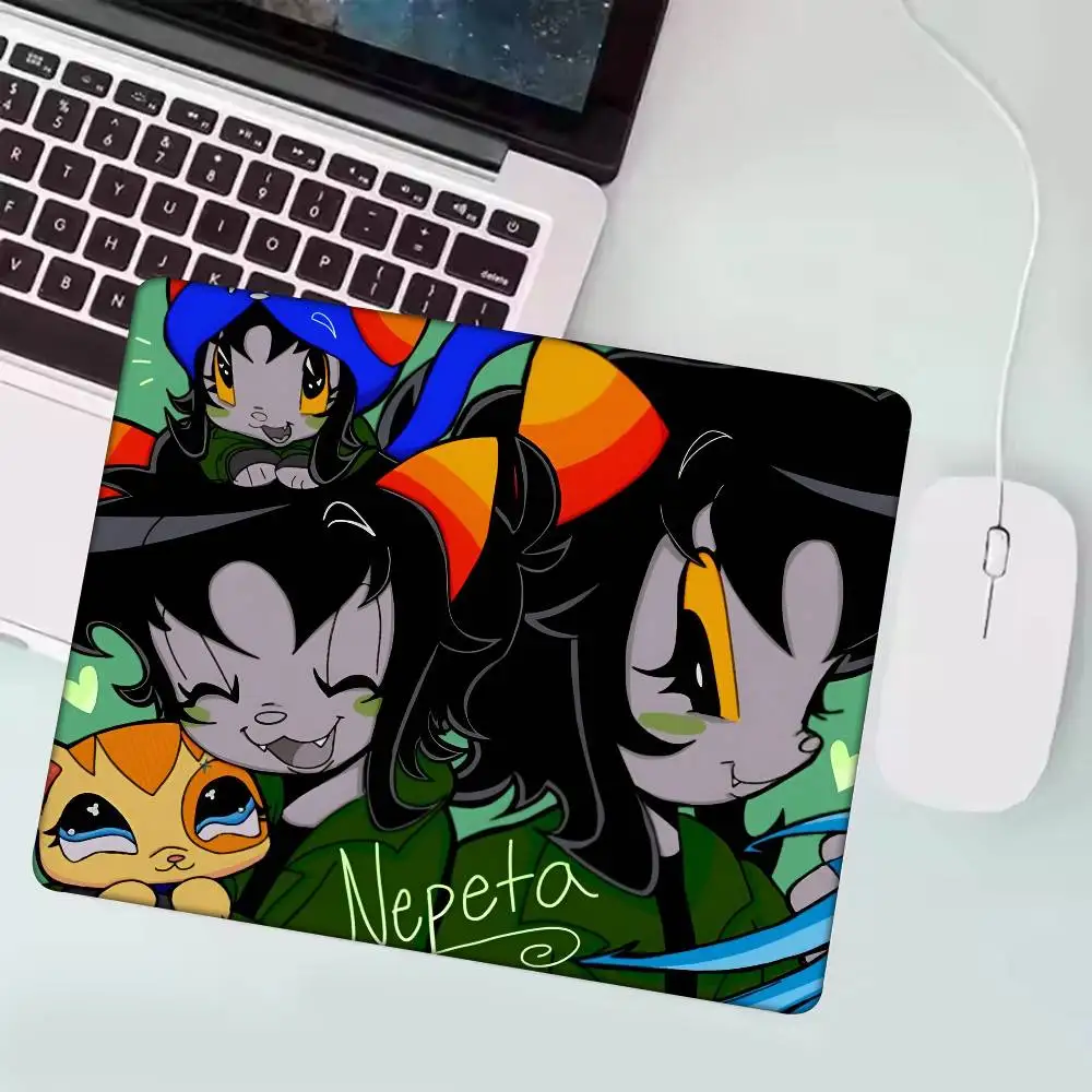 Фото Коврик для мыши Funny Game MSPA Nepeta Leijon, небольшой коврик для мыши с замком LockEdge для геймеров, коврик для компьютерного стола, прямоугольный, противоскользящий, резиновый №5