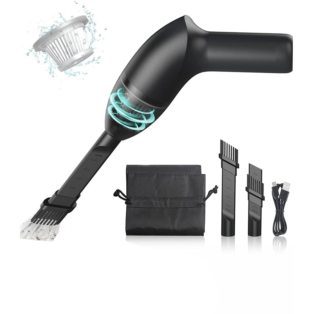 

Keyboard Cleaner Suitable for Desk, Handheld Cordless Computer Vacuum Charging (with LED Light), Used for Cleaning Hair