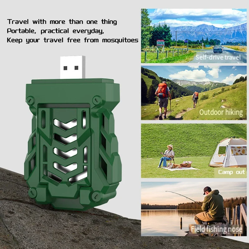 USB-отпугиватель комаров электронный для использования на открытом воздухе и в