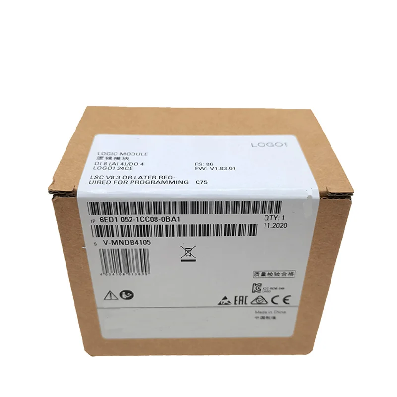 

Новый оригинальный 6ED1052-1CC08-0BA0 24CE Модуль PLC 6ED1052-1CC08-0BA1