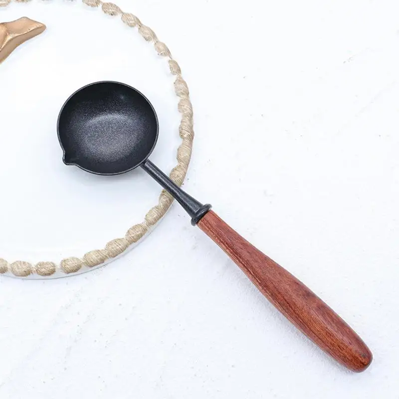 Новые ложки для восковой штамповки с деревянной ручкой