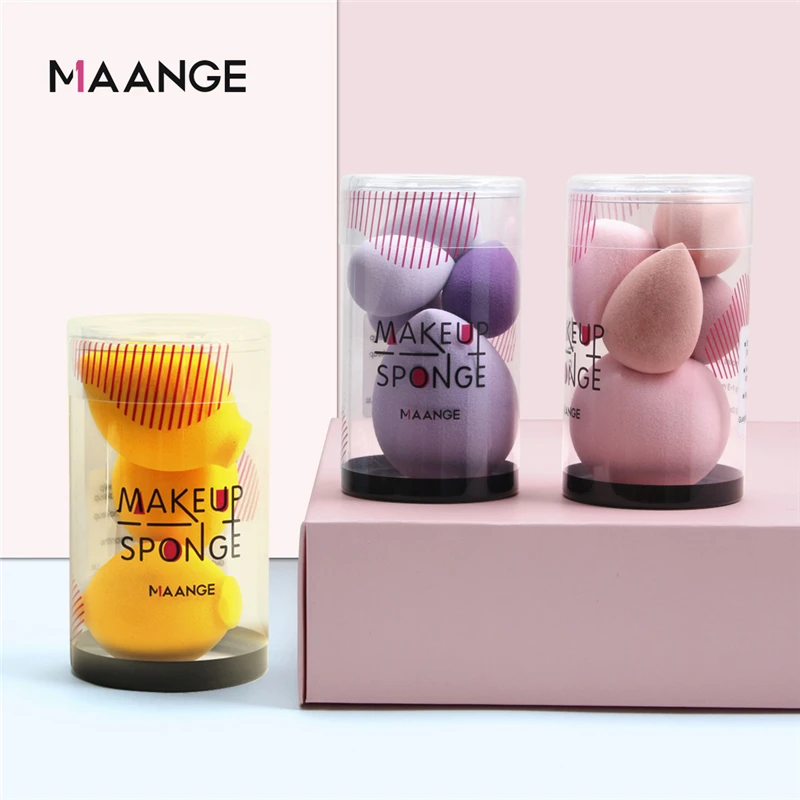 5Pcs Makeup Sponge Set Blender Tools Beauty Cosmetics Puff Face Foundation Blending for Liquid Cream and Powder New |