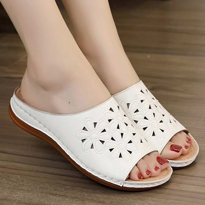 

Fashion Shoes Women Sandals Elegant Walking Shoes Beach Women Shoe Slip On Sandals Woman Slipper Footwear Zapatillas Muje Female
