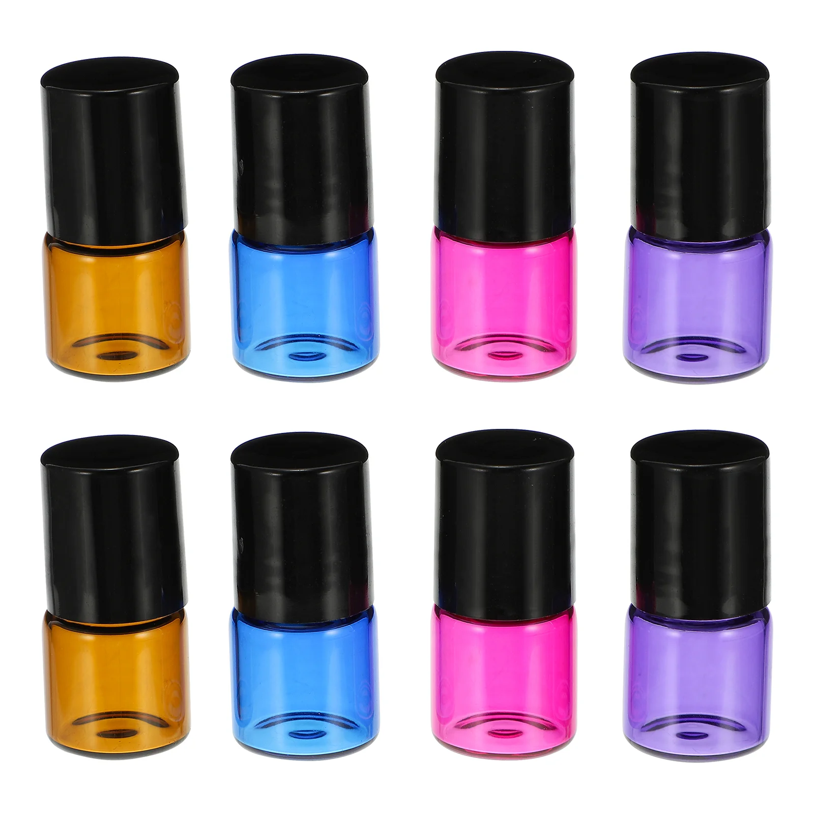 

Roller Bottles Bottle Oil Essential Refillable Vials Roll Sample Rollerball Mini 1Ml Empty Oils Tiny Clear Containers Aroma