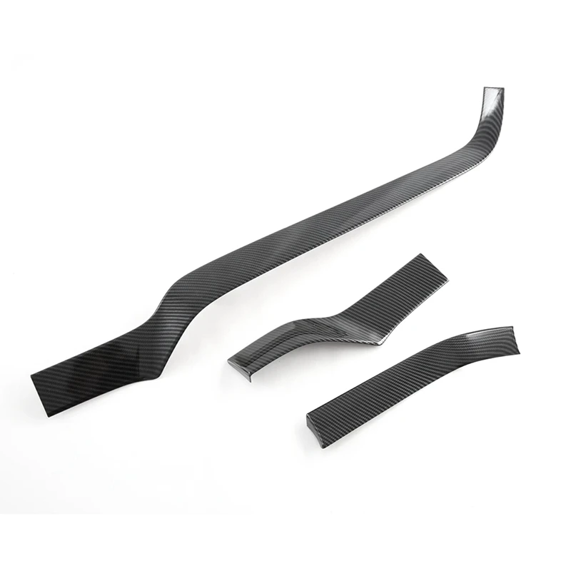 Car Center Dashboard Trim Decoration Strip Carbon Fiber Color For BYD Seal / ATTO 4