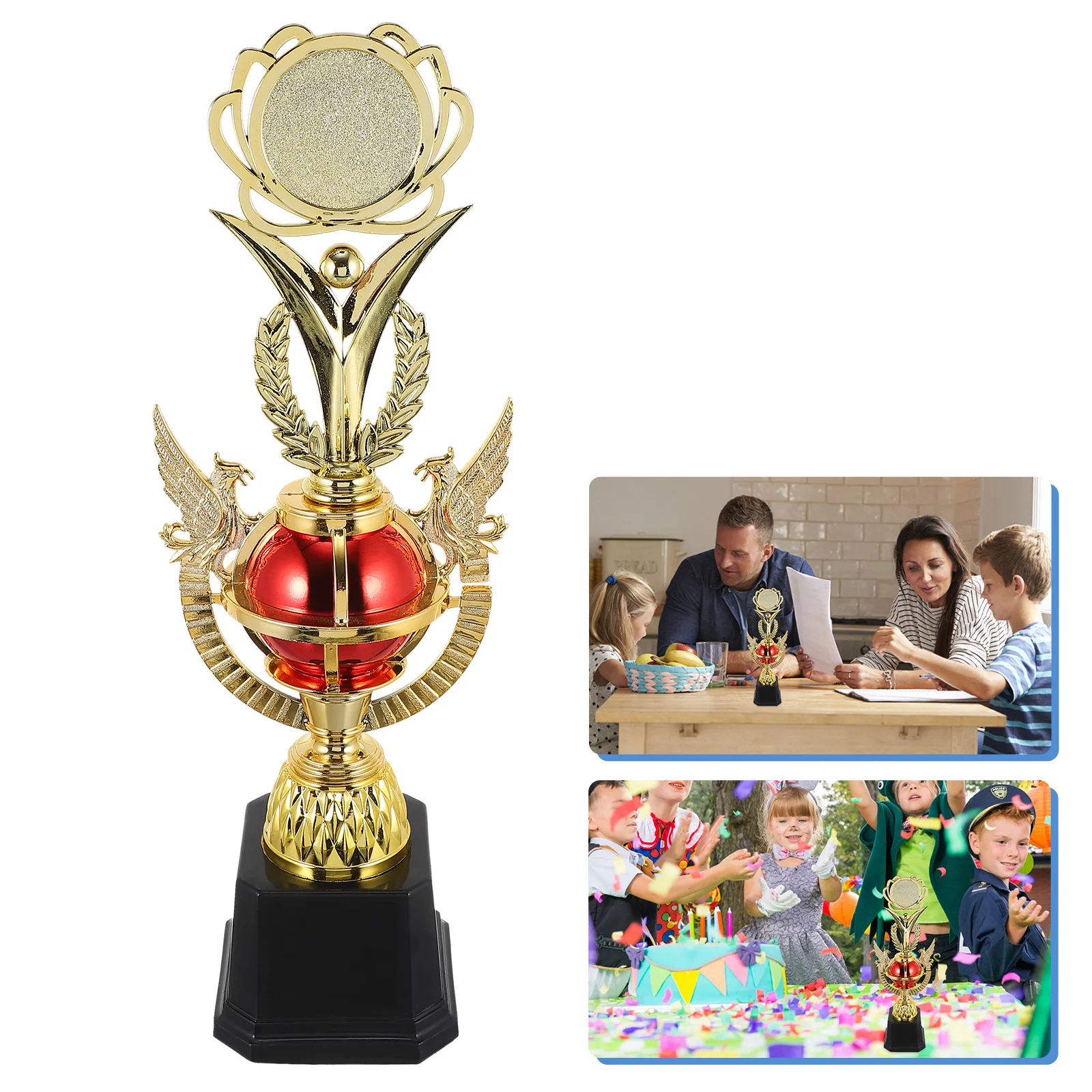 

Kids Award Trophy Prize Cups Kindergarten Contest Rewards Plastic Trophy Kids Prize Cups School Rewarding Prop
