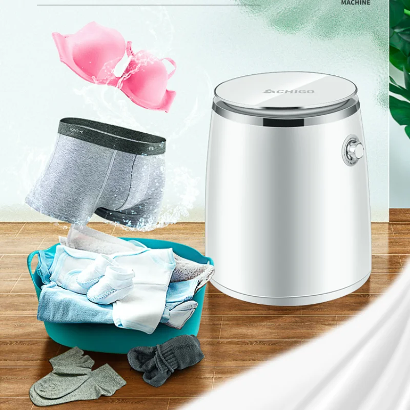 

Mini Washer Machine for Baby Clothes Semi-automatic Single Barrel Portable Washing Machine Washer and Dryer 220V