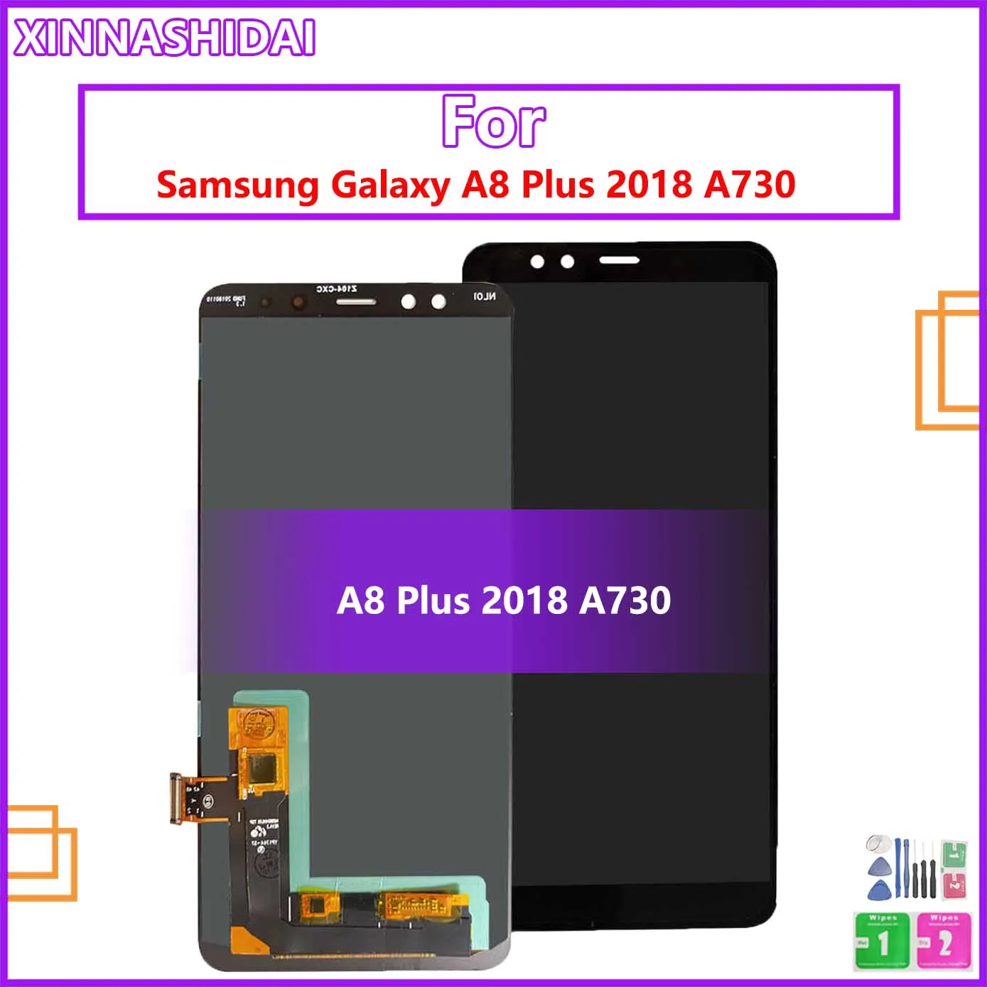 

LCD Display For Samsung Galaxy A8 Plus 2018 For Samsung A8 Plus A730F SM-A730F A730F/DS Touch Screen Digitizer LCD Display