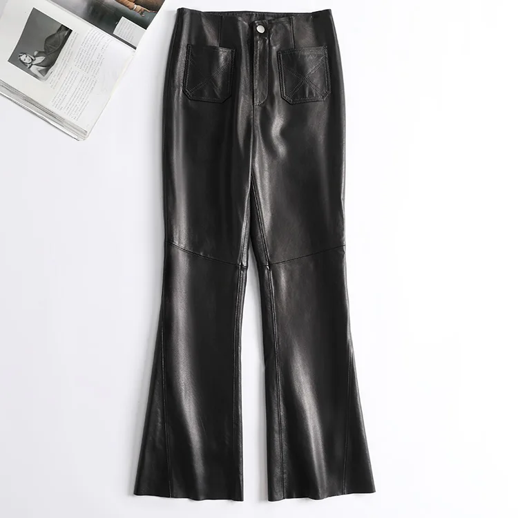 Рисунок 2 - Женские брюки из натуральной кожи