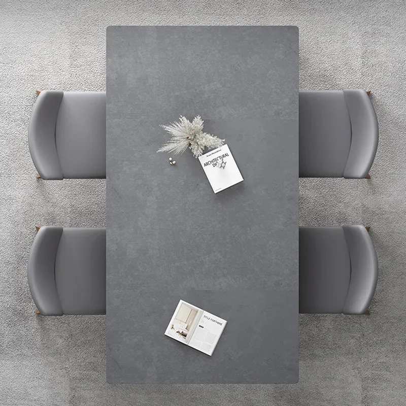 Скандинавский минималистичный обеденный стол библиотека современный