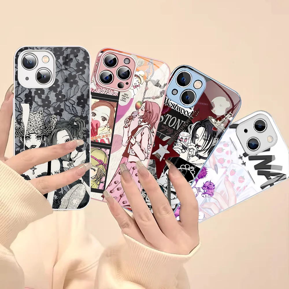 Чехол для телефона с рисунком аниме Осаки Нана IPhone 14 13 12 Mini 11 Pro XS Max X XR Plus чехол из