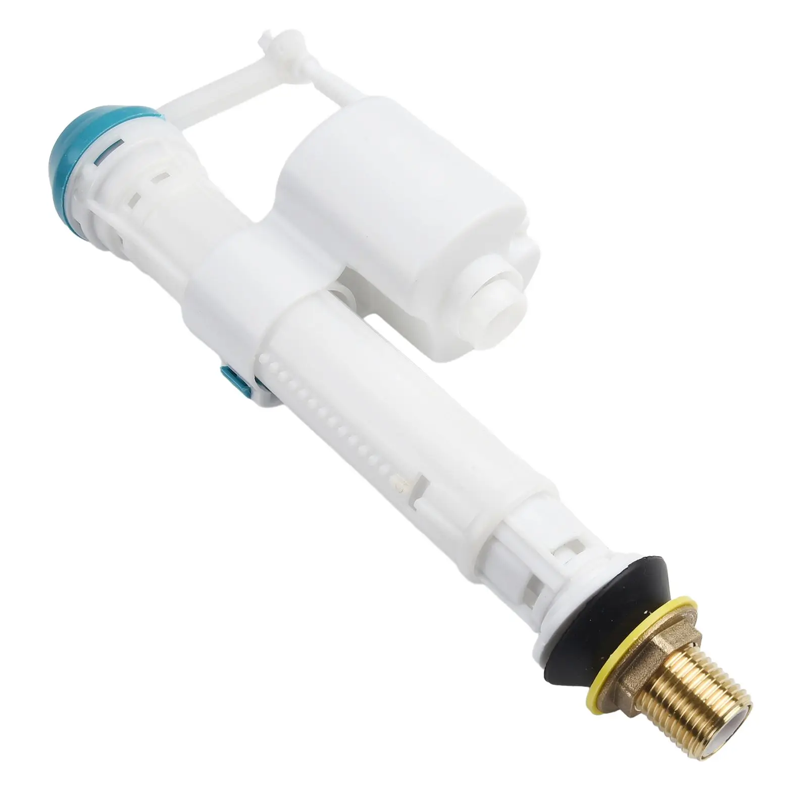 

Cistern Fill Valve White Universal Bottom Entry Toilet Cistern Fill Valve Adjustable Height Stable Performance