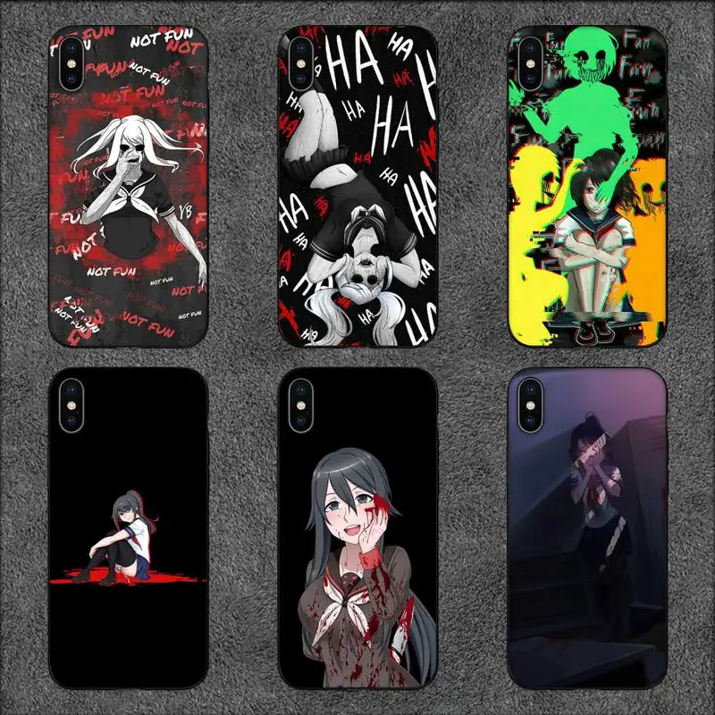 Чехол для телефона аниме симулятор yдругих iPhone 11 12 Mini 13 Pro XS Max X 8 7 6s Plus 5 SE XR - купить