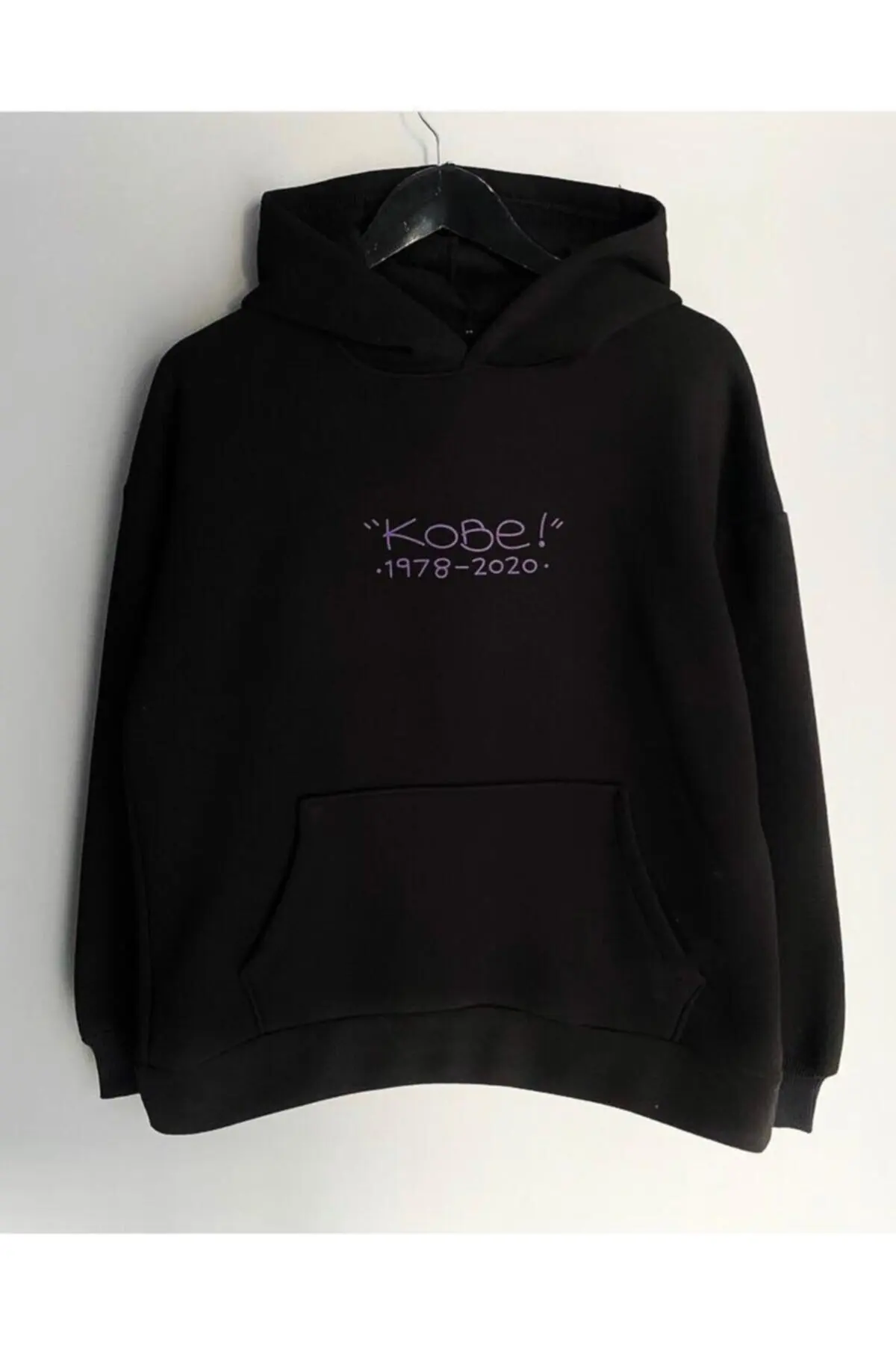 

Черно-белая Толстовка Оверсайз унисекс с принтом 24, Коби Брайант, Женская Повседневная и комфортная весенне-зимняя Толстовка Kangaro Pocket