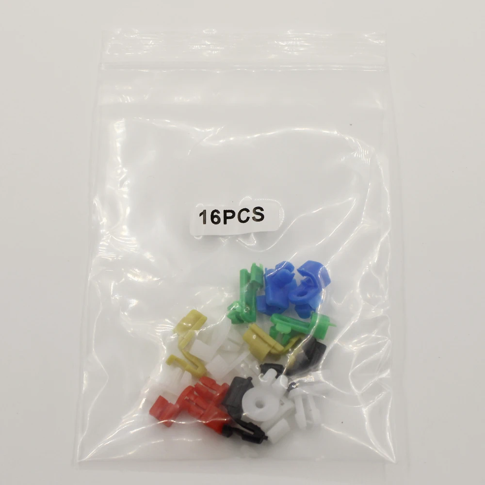 

Автомобильный дверной замок, зажим для стержня, модели крепежа, 16 шт., пластиковые зажимы для Renault Logan 2 Stepway Sandero Clio 5 Arkana Captur Ka