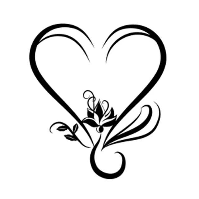 

Love Yoga Buddhism Decor Vinyl Car Sticker Cover Scratches Anti-UV Waterproof Car Window Body Decorative Stickers Accessories