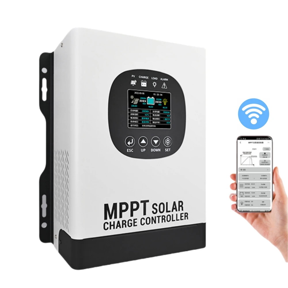 120A MPPT солнечный контроллер заряда WIFI 480 В постоянного тока фотоэлектрический