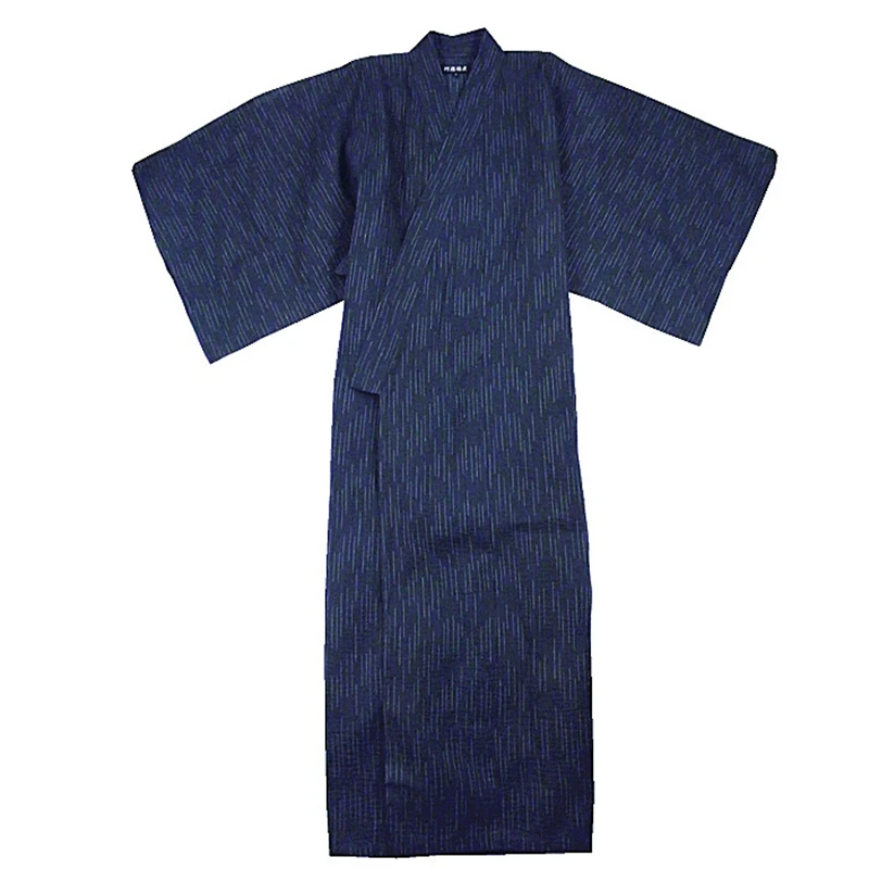 Традиционный мужской японский кимоно Yukata 100% хлопок для ванны и сна с отдельным поясом