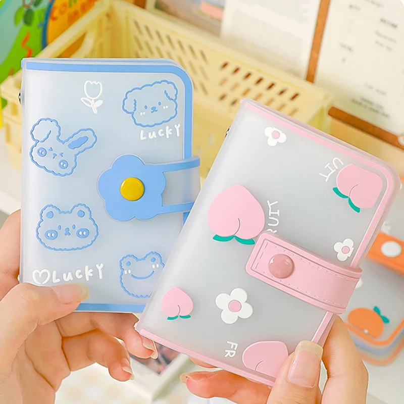 

Mini Photo Album 20 Pockets 3 Inch for Instax Polaroid Album PVC Photocard Holder Women ID Credit Card Holder Photocard Binder