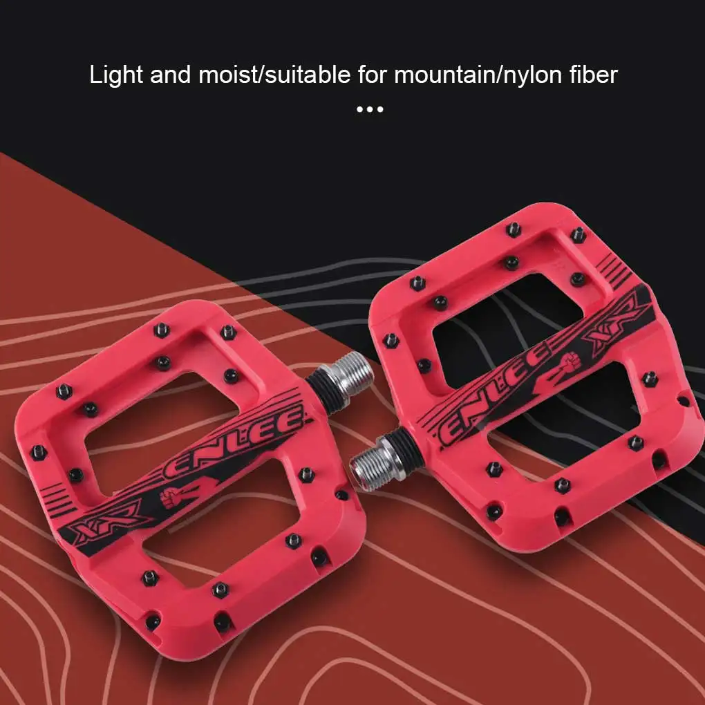 

2pcs Bike Pedals Modification Universal Cycling Fitting Anti-skid Bicycles Bearing Pedal Modified Component Blue