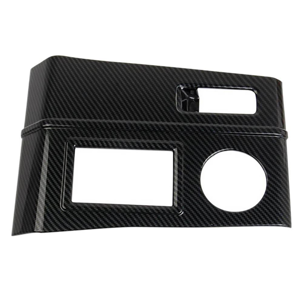 

For 2022 Mitsubishi Outlander Carbon Fiber Console Gear Shift Panel Trim Cover Frame Decor Sticker ABS