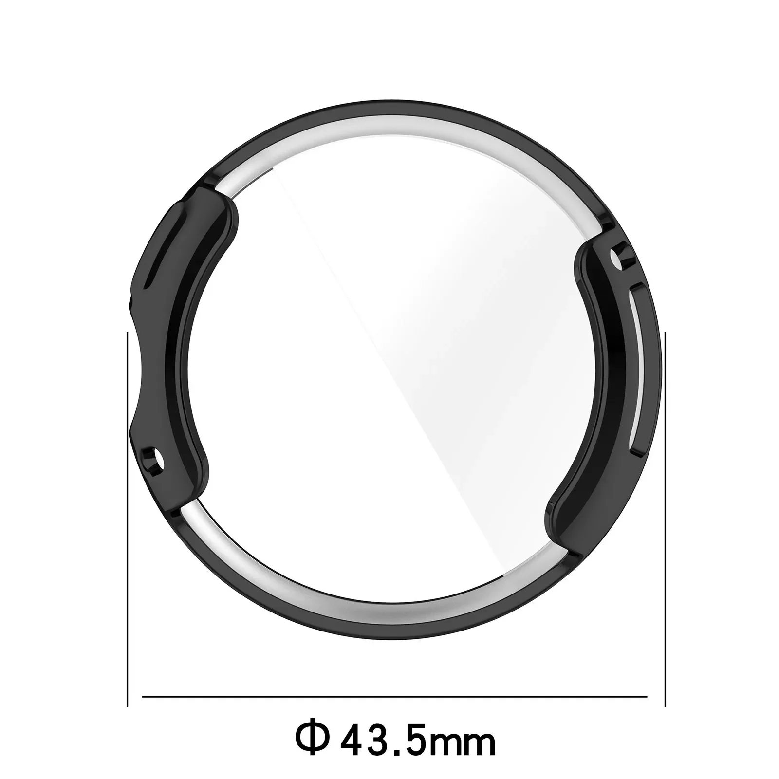 Фото Чехол класса с покрытием для Google Pixel Watch 3 2 1, закаленное стекло, защитная пленка для экрана с полным покрытием, чехол для умных часов Pixel Watch №3