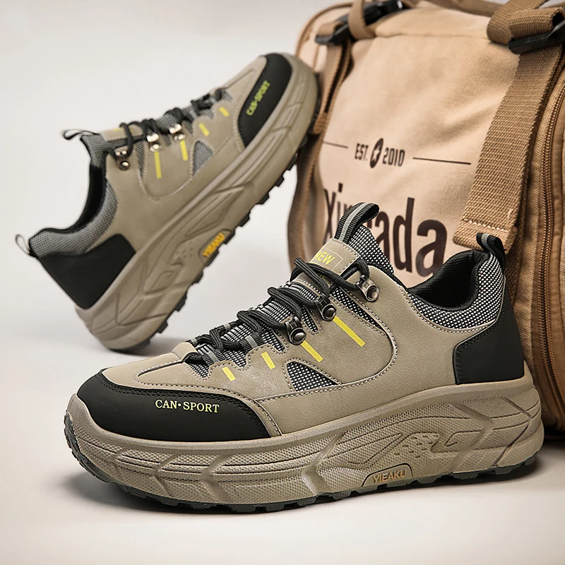 

Мужская походная обувь, носимые кроссовки, нескользящая обувь для кемпинга, мужские уличные кроссовки, водонепроницаемая обувь для весны и осени