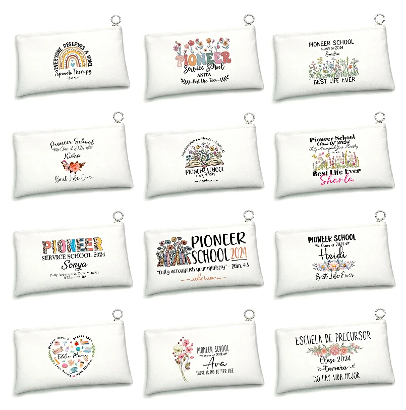 Именной холщовый пенал Pioneer