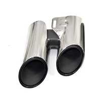sypes hotsell silver stainless steel double port exhaust pipe for 2017 2020 palamela s muffler tail pipe nozzle exhaust system