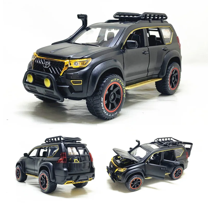 

1:24 Toyota Prado SUV Alloy Car Model Diecasts High Simulation Toy Vehicles Car Metal Collection For Kids Gift Toy F76