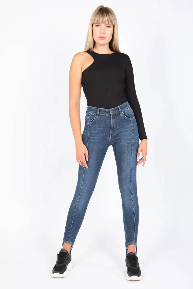

Women Pettitoes Rubber Bantlı Jean Pants