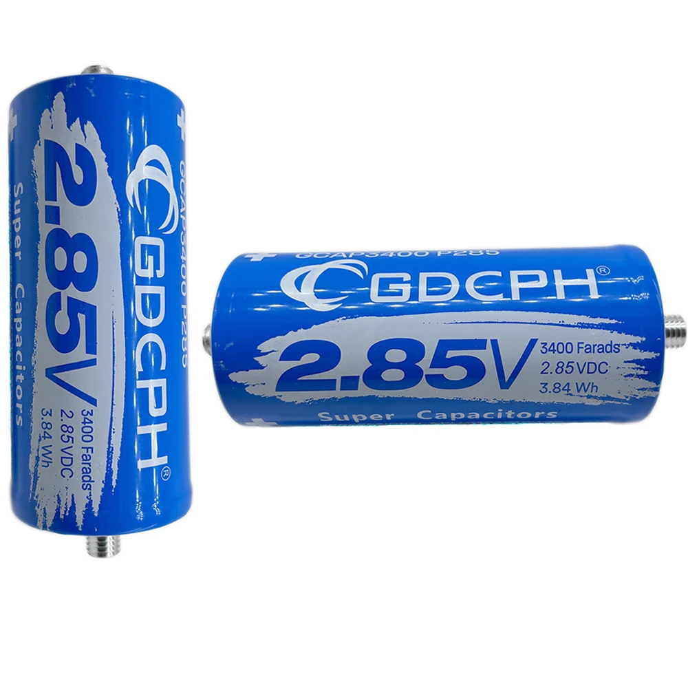 GDCPH 2.85V3400F Super Farad Capacitor Large Current Supercapacitor Used To 17V566F Automotive Rectifier Module Ultracapacitor