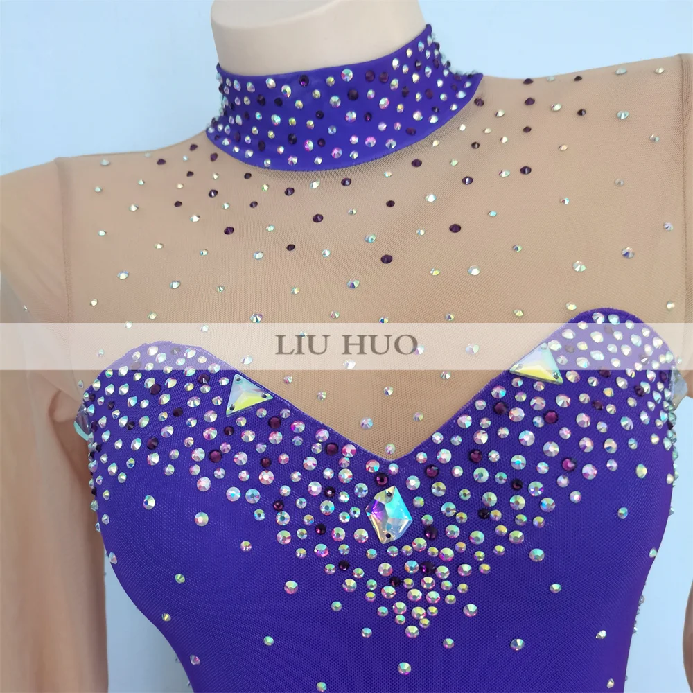 LIUHUO платье для фигурного катания на льду женщин и девочек-подростков