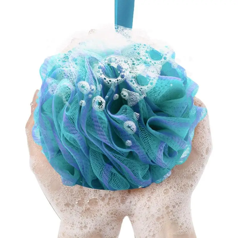 

Loofah Sponge Body Scrubber Soft Mesh Shower Puff Stylish Elastic Shower Use Sponge Loofah High Density For Body Wash Spa