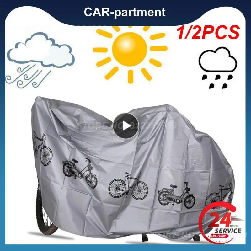 

1/2PCS Outdoor UV Protector MTB Bike Case Motorcycle Covers Tarpaulin Cover Cloth Waterproof Rain Case Tent
